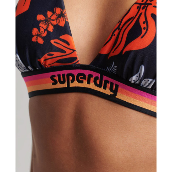 Superdry Γυναικείο μαγιό Vintage Logo Triangle Bikini Top